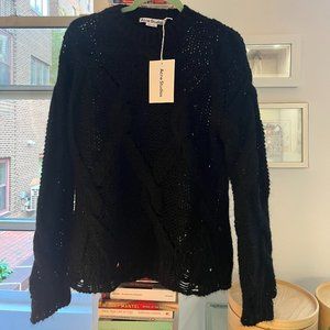 NWT Acne Studios Open Knit Cable Sweater